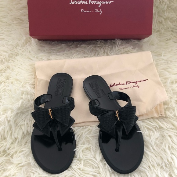 Salvatore Ferragamo Shoes - Salvatore Ferragamo Flip Flop Sandals (Free Dior Lip Glow)